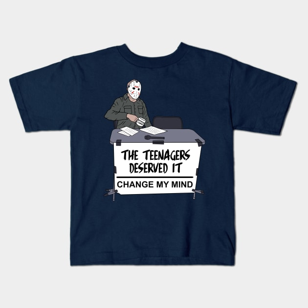 The teenagers deserved it Kids T-Shirt by joefixit2